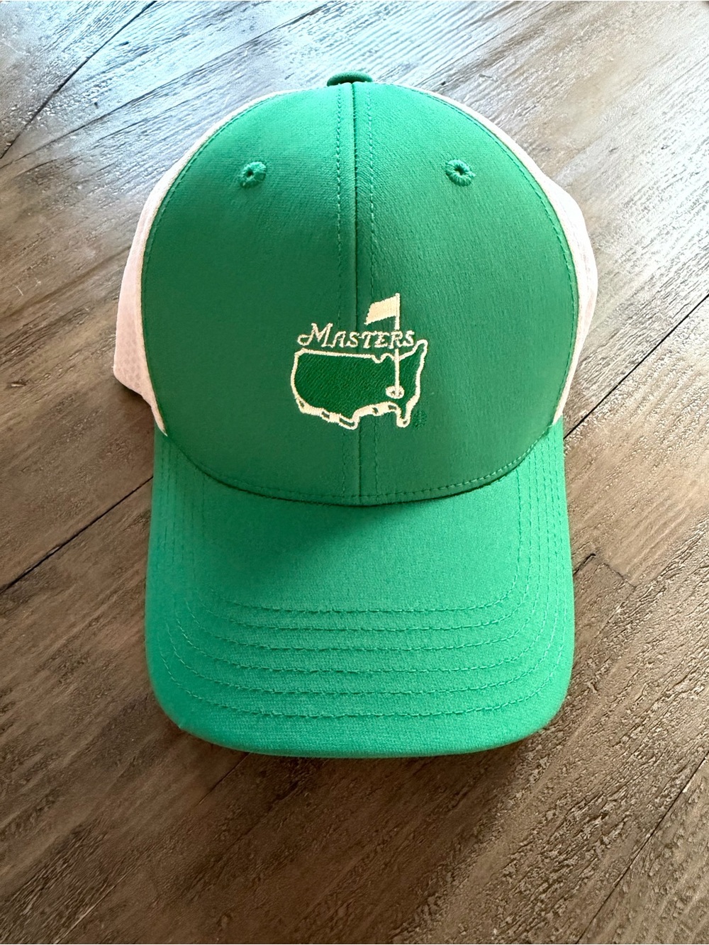 Masters Green and White Trucker Cap